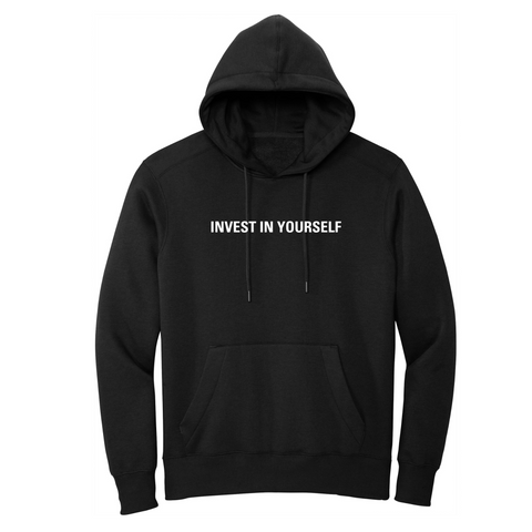 Invest In Yourself Silicone Letters Hoodie