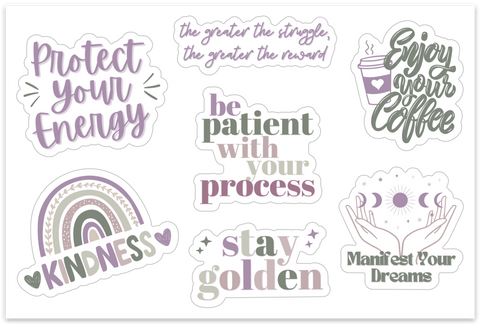 Affirmations Sticker Sheet